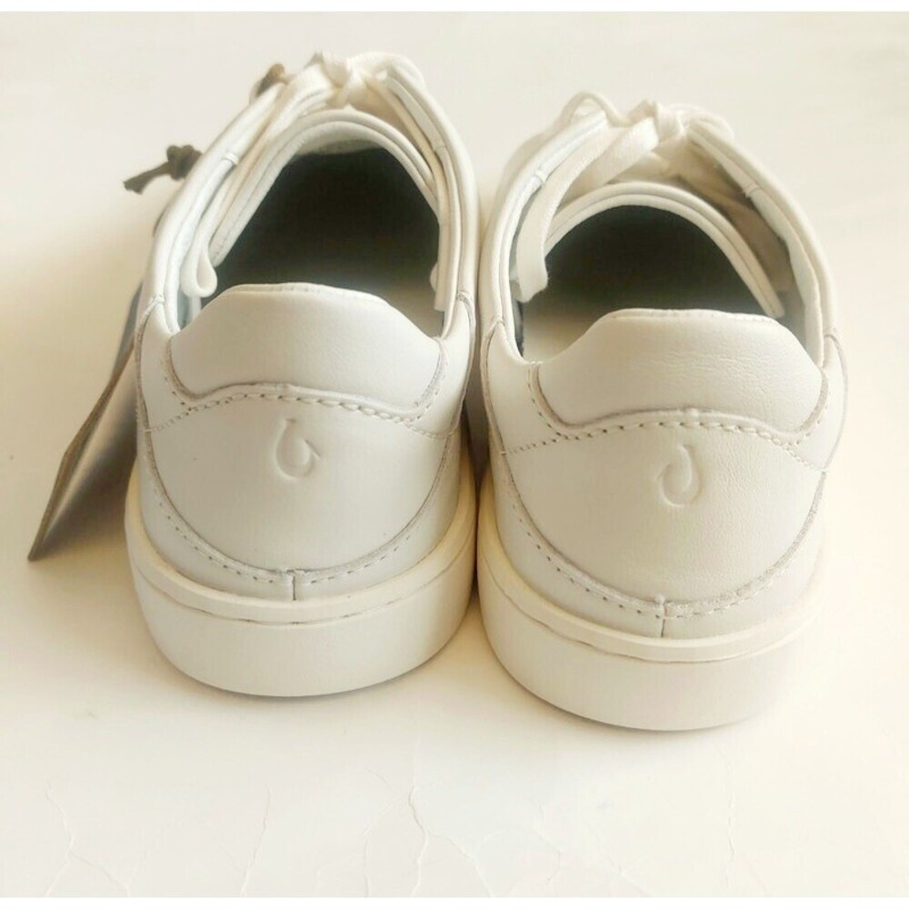 Olukai Womens Size 9 PEHUEA LI ILI Casual Leather Sneaker Bright White Shoe - Picture 6 of 9